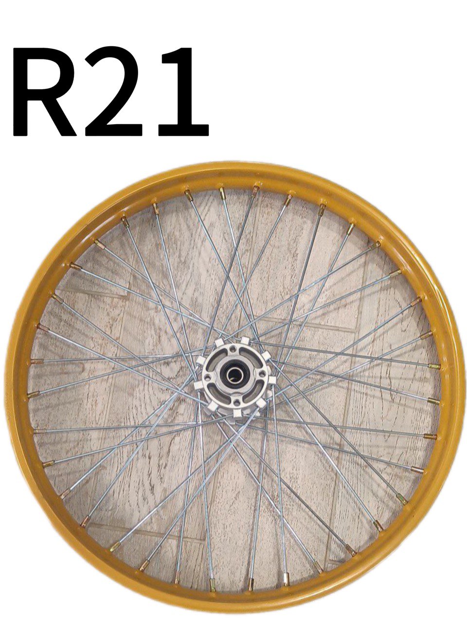 Диск передний 21"колесо,(обод) в сборе (1,60-R21 d-15mm) стальной для кросс, эндуро